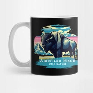 American Bison - WILD NATURE - BISON -9 Mug